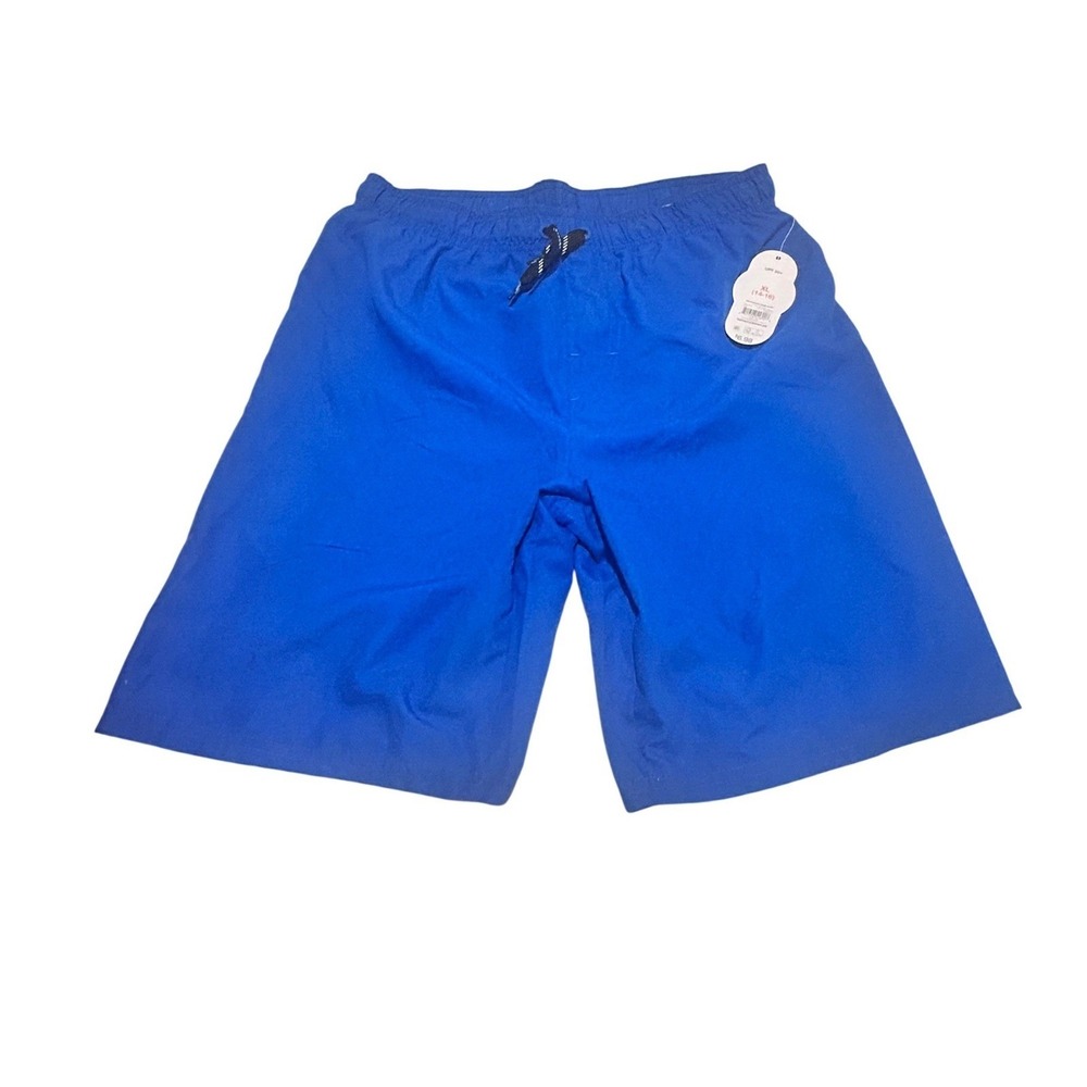 Wonder Nation Swim Shorts Boys XL 14-16 Blue NWT UPF 50+ Everyday Trunks